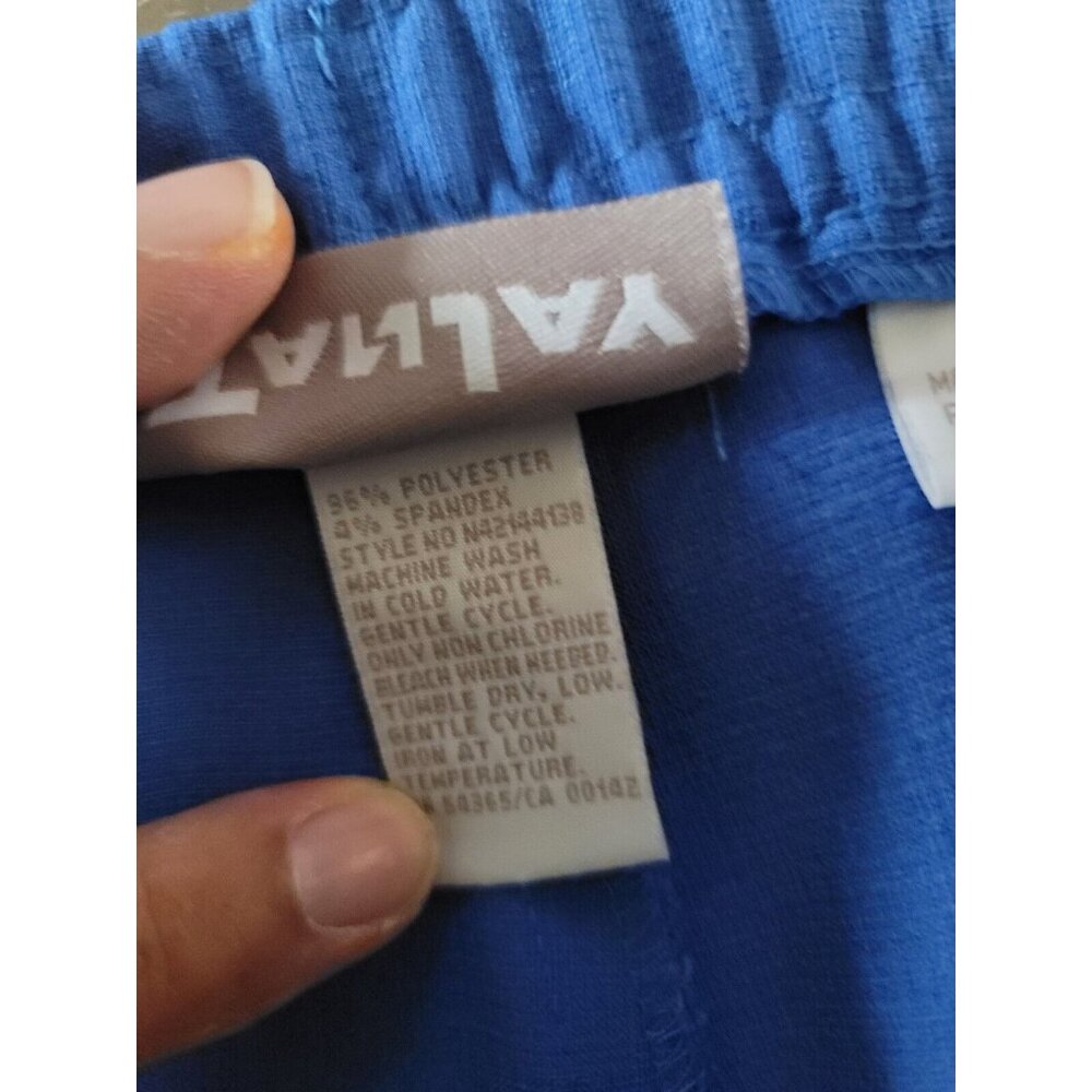 TanJay Women's Dress Pants Blue Size 10 Elastic Waistband High Rise - Picture 3 of 6